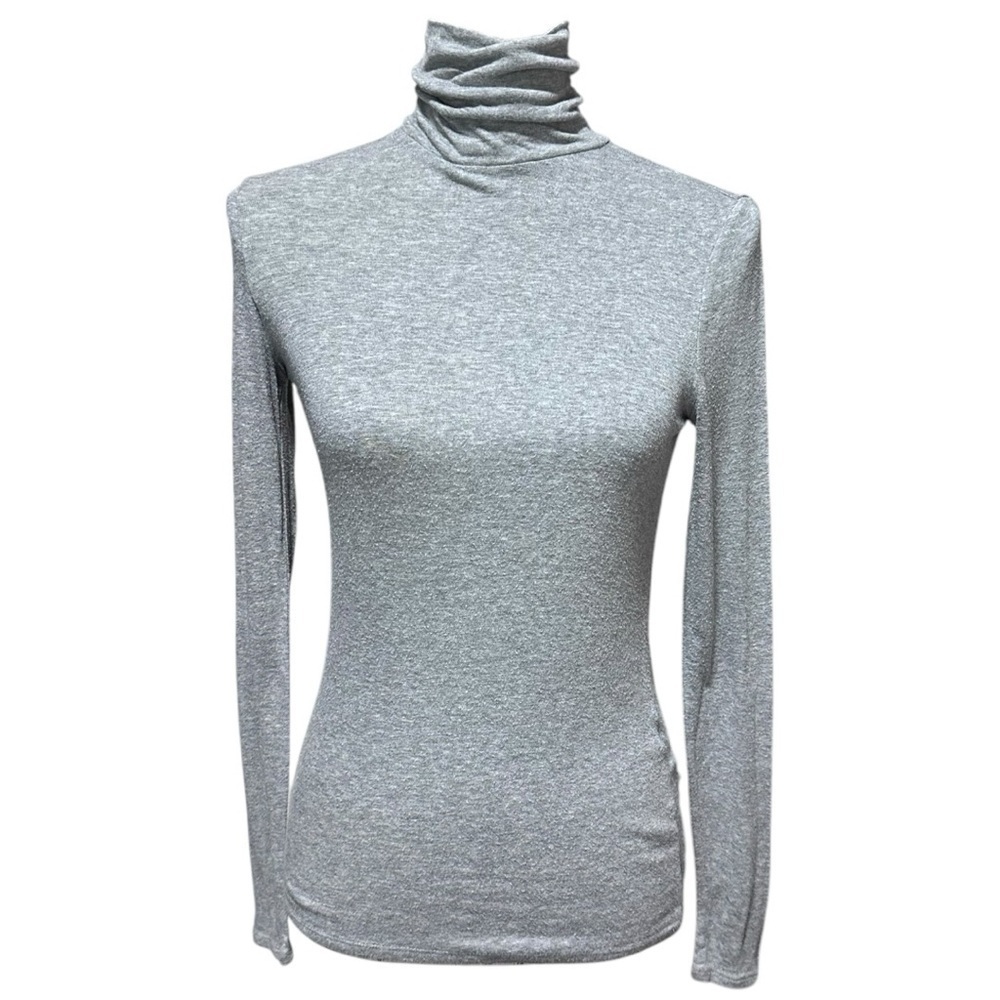 Women’s WHBM Gray Long Sleeve Turtleneck Size XS